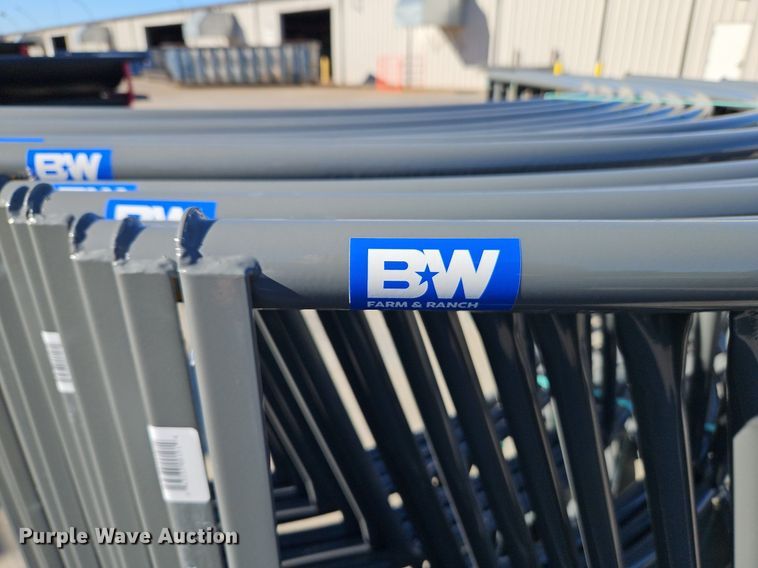 image for item LM9204 (5) B&W hay bale feeders