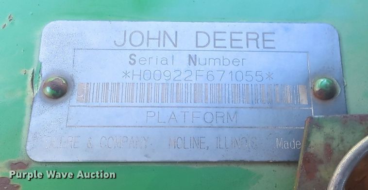 image for item MX9509 John Deere 922F  flex head