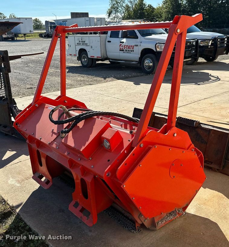 image for item NO9291 2021 TopCat SSFM81  skid steer mulcher