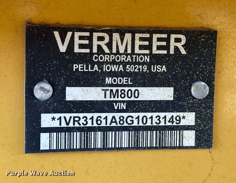image for item NQ9462 2016 Vermeer Rebel TM800  disc mower