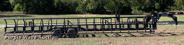 image for item NY9983 Industrias America 20X4  hay bale trailer