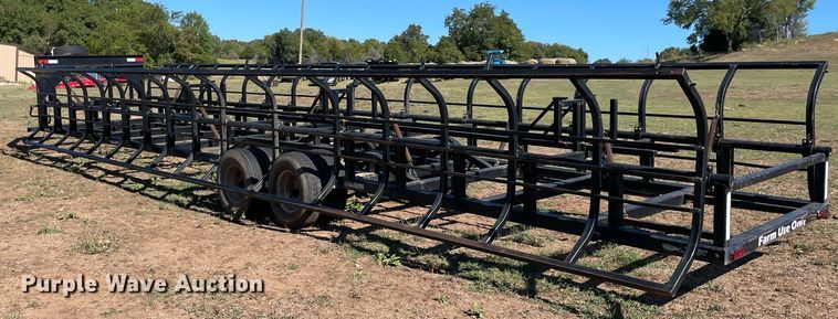 image for item NY9983 Industrias America 20X4  hay bale trailer