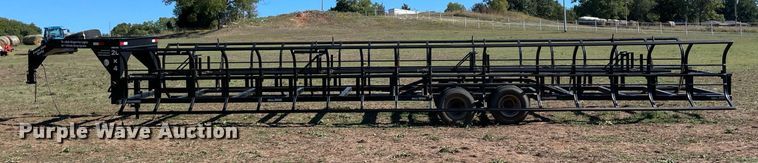 image for item NY9983 Industrias America 20X4  hay bale trailer