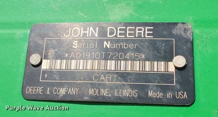 image for item OL9043 2007 John Deere 1890  air seeder