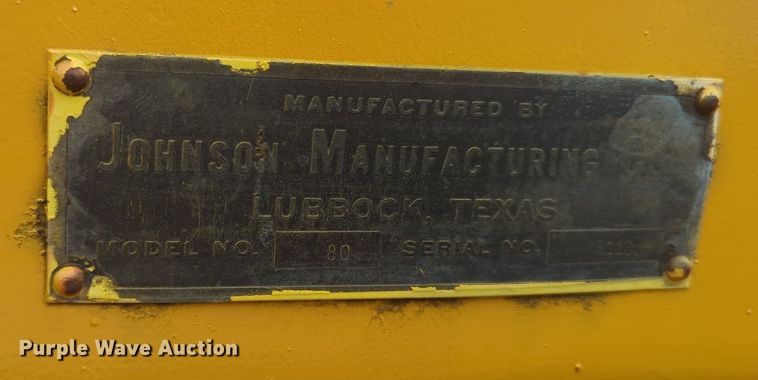 image for item OL9058 Johnson 80  elevating scraper