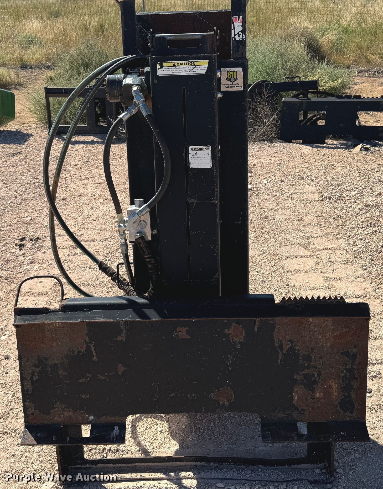 Danuser SM40 Hammer skid steer post driver in Canyon, TX Item DK2558