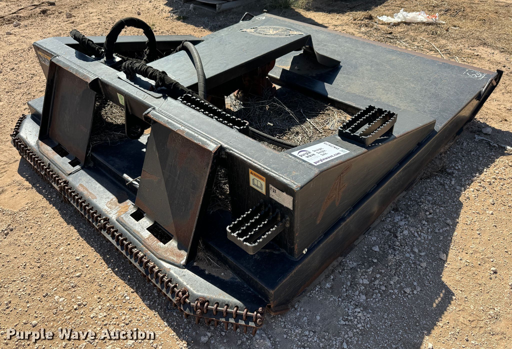 Caterpillar BR172 skid steer rotary mower in Canyon, TX Item DK2575