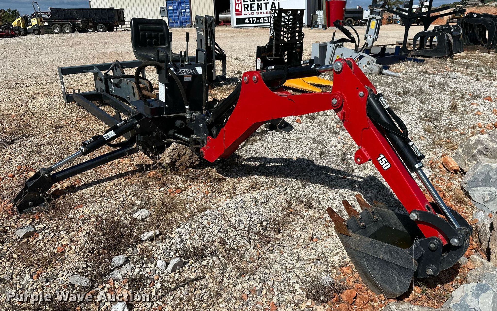 Branson BH150 backhoe attachment in Anderson, MO Item NO9302 for sale