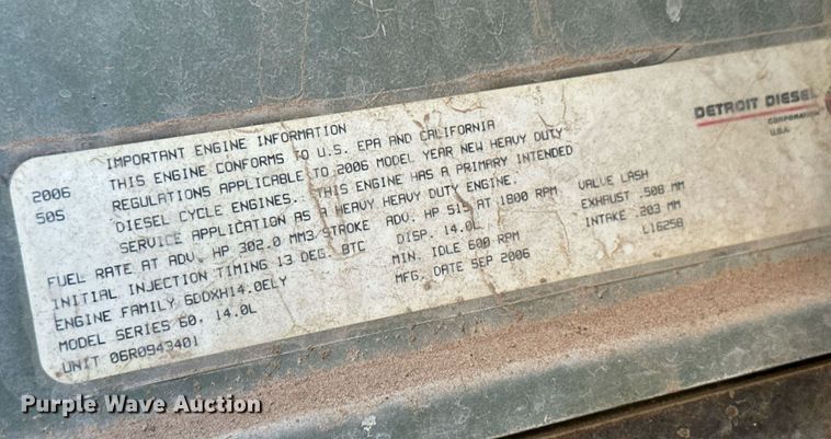 image for item DH1846 2007 Sterling AT9500  semi truck