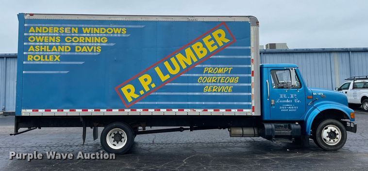 image for item DL3965 1998 International 4700  box truck