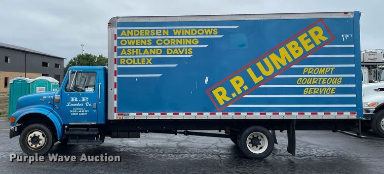 image for item DL3965 1998 International 4700  box truck