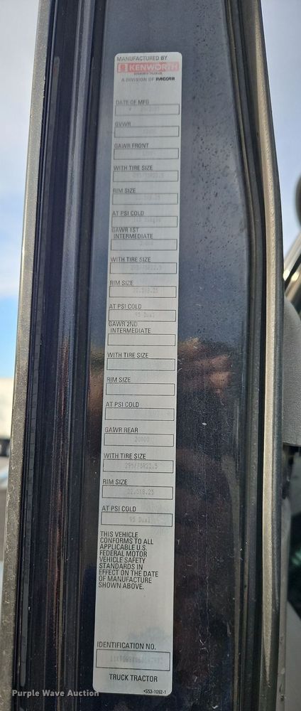 image for item DN7026 2006 Kenworth T2000  semi truck