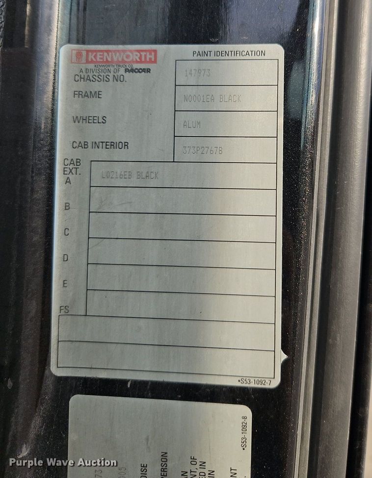 image for item DN7026 2006 Kenworth T2000  semi truck