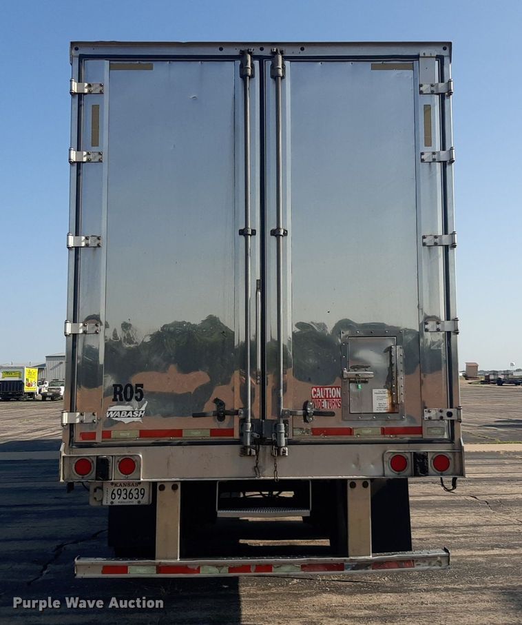 image for item DO3057 2009 Wabash  refrigerated van trailer