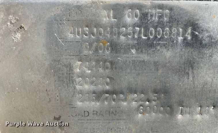 image for item DP0123 2007 X L Specialized Trailers Inc  lowboy equipment trailer