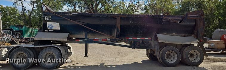 image for item DP2481 2001 Clement RKMS2827-AIR  end dump trailer