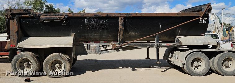 image for item DP2481 2001 Clement RKMS2827-AIR  end dump trailer