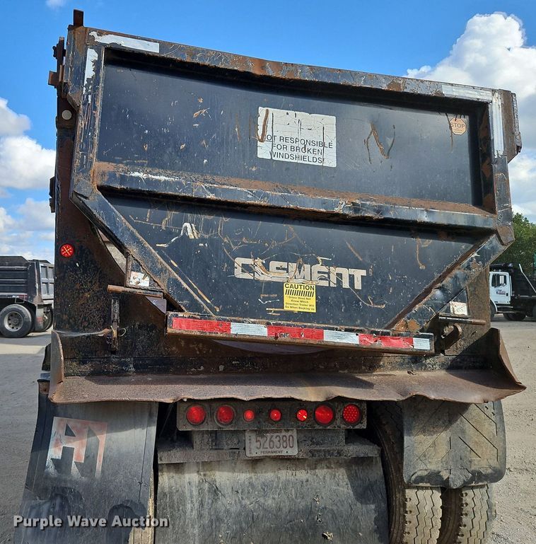 image for item DP2481 2001 Clement RKMS2827-AIR  end dump trailer