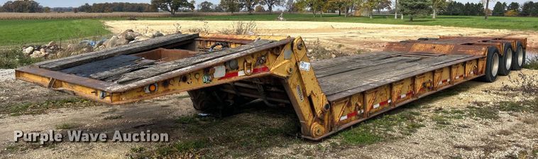 image for item DQ1011 1994 Load King 353 DFP  lowboy equipment trailer