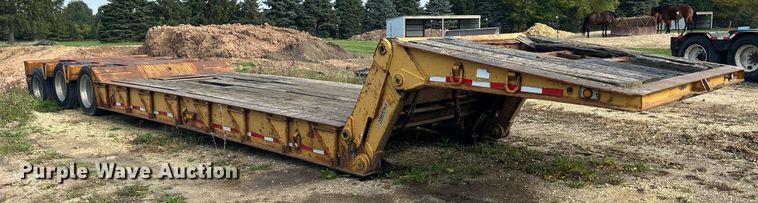 image for item DQ1011 1994 Load King 353 DFP  lowboy equipment trailer