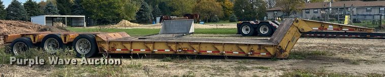 image for item DQ1011 1994 Load King 353 DFP  lowboy equipment trailer