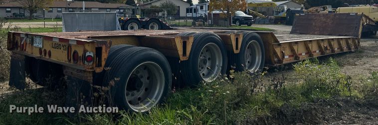 image for item DQ1011 1994 Load King 353 DFP  lowboy equipment trailer