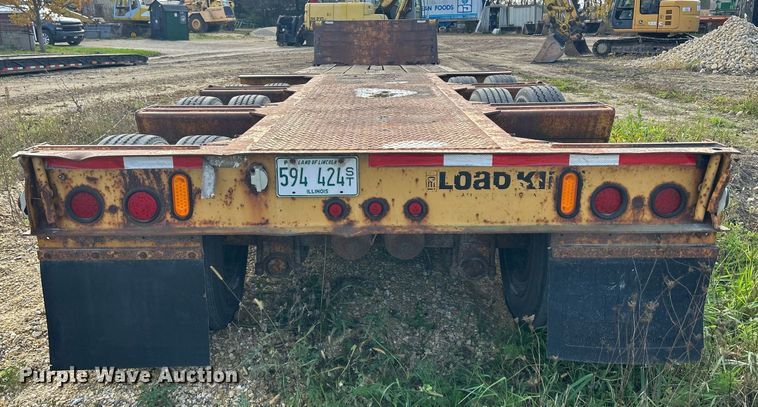 image for item DQ1011 1994 Load King 353 DFP  lowboy equipment trailer