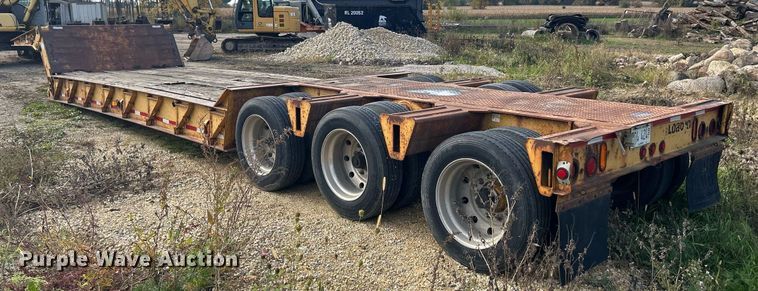 image for item DQ1011 1994 Load King 353 DFP  lowboy equipment trailer