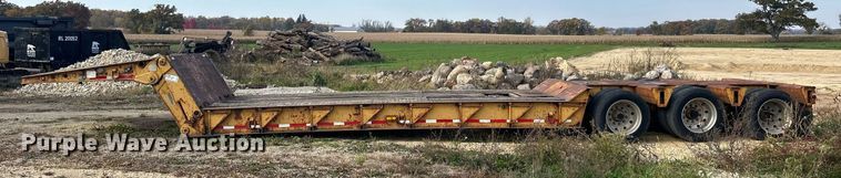 image for item DQ1011 1994 Load King 353 DFP  lowboy equipment trailer