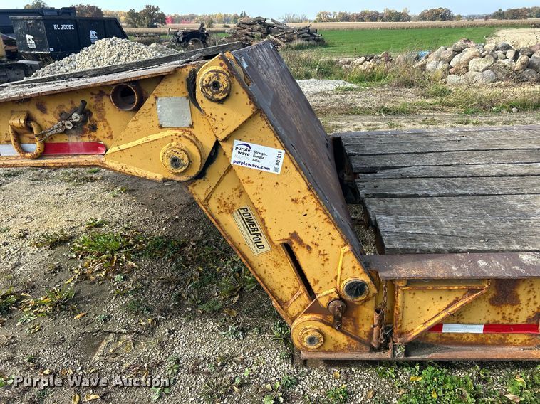 image for item DQ1011 1994 Load King 353 DFP  lowboy equipment trailer