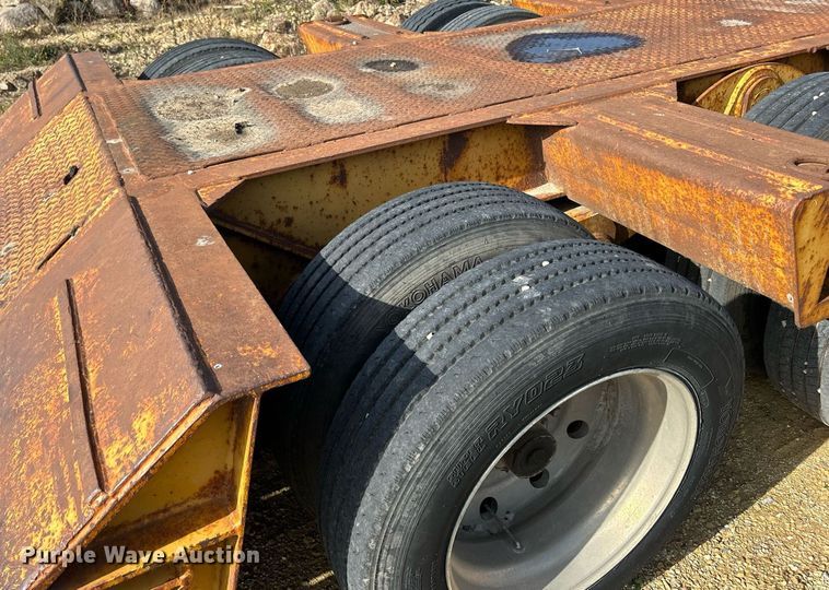 image for item DQ1011 1994 Load King 353 DFP  lowboy equipment trailer