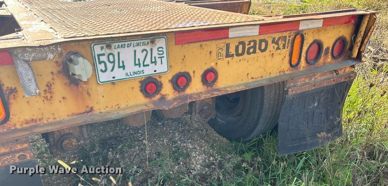 image for item DQ1011 1994 Load King 353 DFP  lowboy equipment trailer