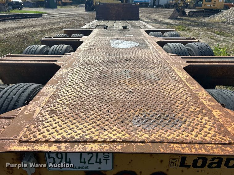 image for item DQ1011 1994 Load King 353 DFP  lowboy equipment trailer