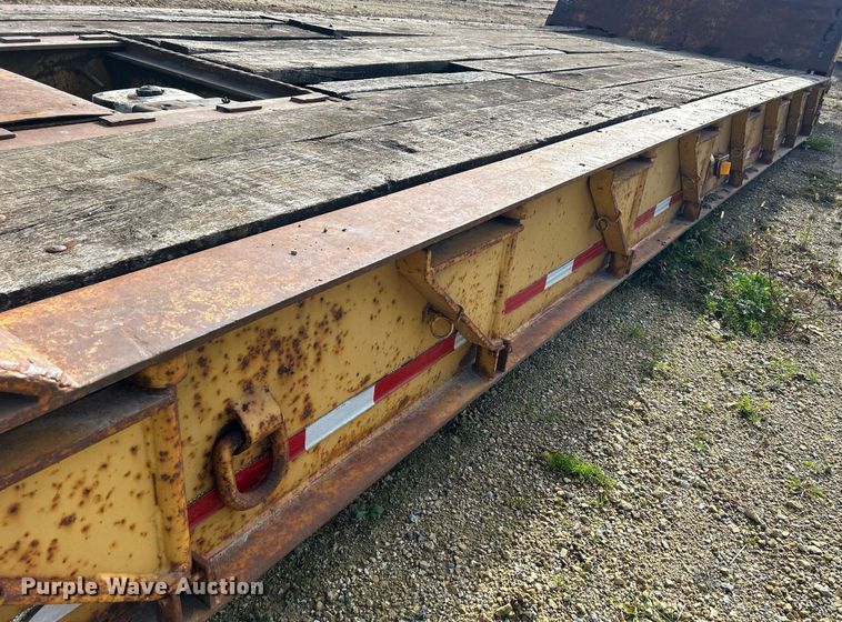 image for item DQ1011 1994 Load King 353 DFP  lowboy equipment trailer