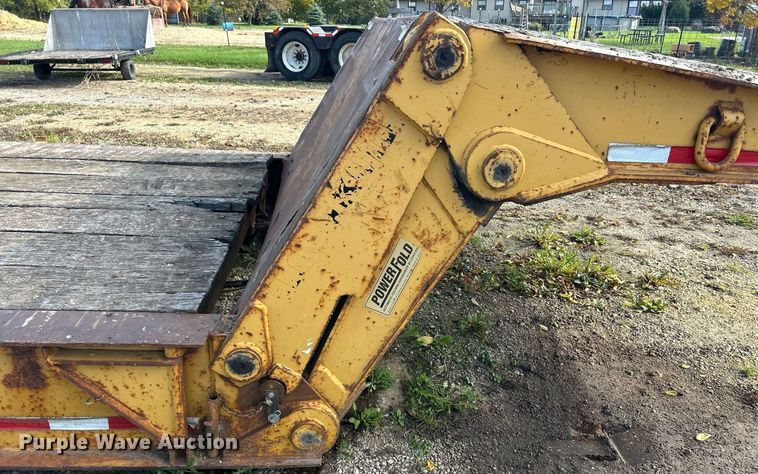 image for item DQ1011 1994 Load King 353 DFP  lowboy equipment trailer