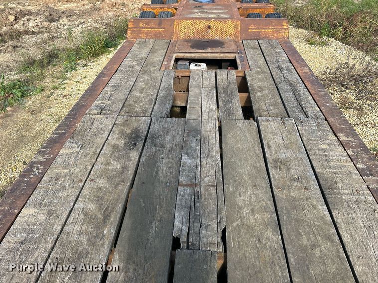image for item DQ1011 1994 Load King 353 DFP  lowboy equipment trailer