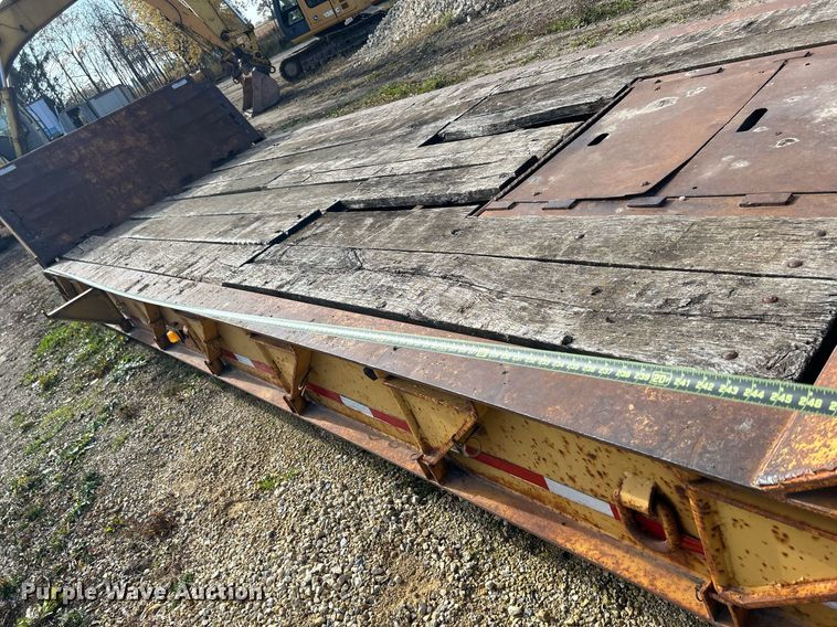 image for item DQ1011 1994 Load King 353 DFP  lowboy equipment trailer