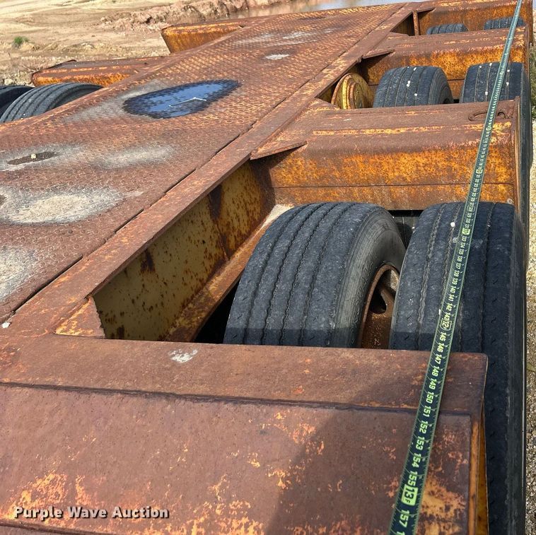 image for item DQ1011 1994 Load King 353 DFP  lowboy equipment trailer