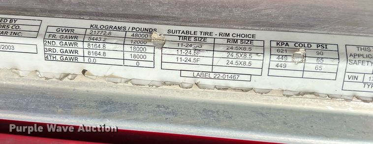 image for item DQ2255 2004 Peterbilt 379  semi truck