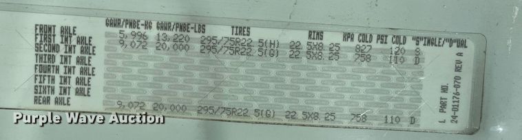 image for item GG9760 2016 Freightliner Cascadia Evolution 125  semi truck