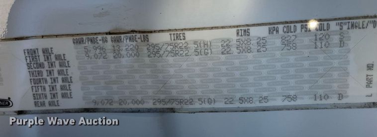 image for item GG9764 2016 Freightliner Cascadia Evolution 125  semi truck