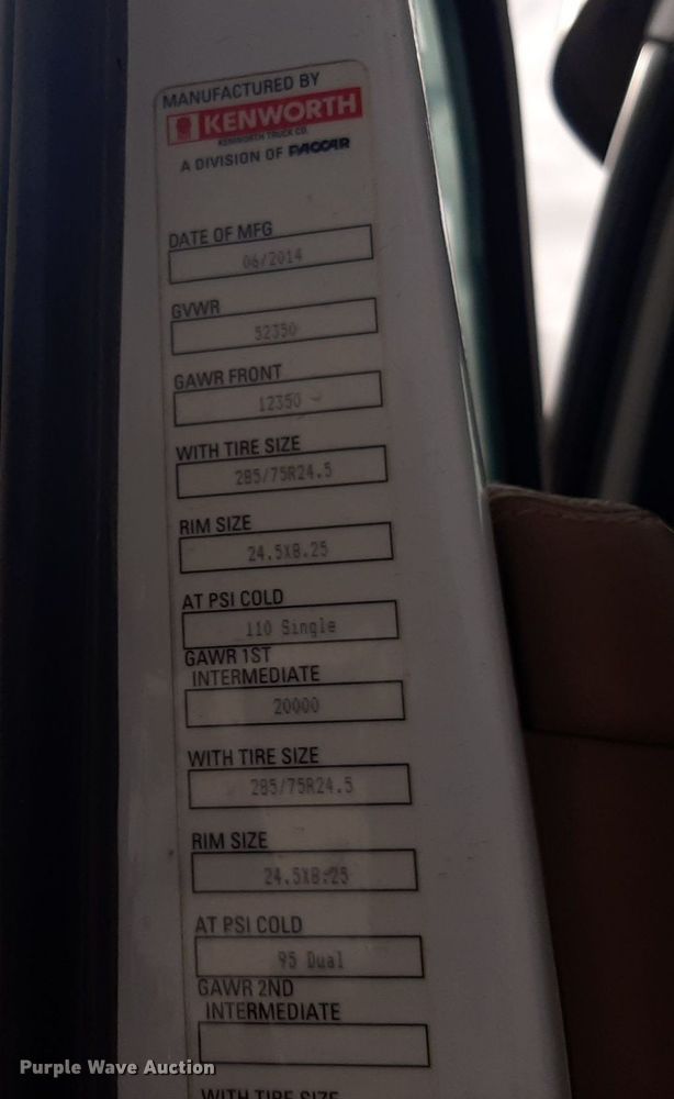 image for item KD9172 2015 Kenworth T880  semi truck