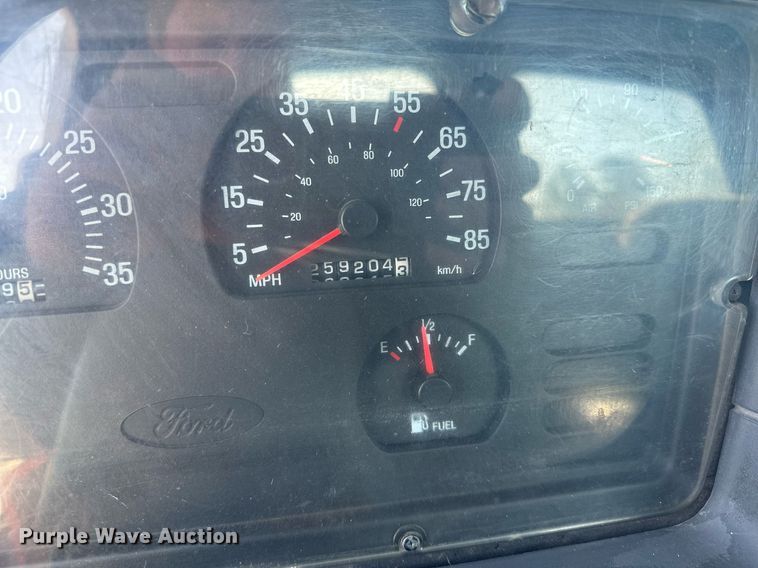 image for item MQ9509 1998 Ford  Louisville roll-off container truck