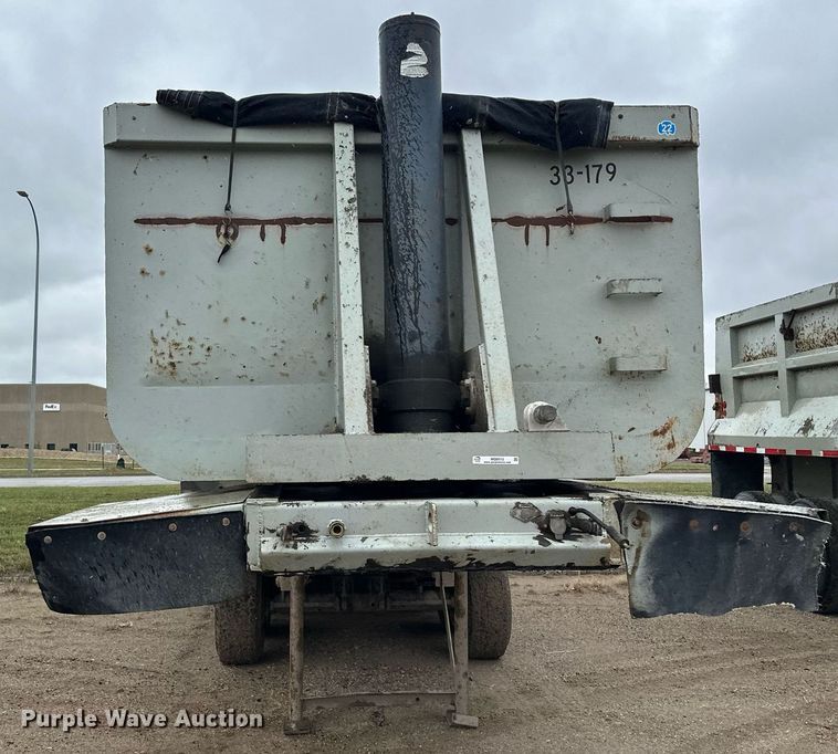 image for item MQ9513 1988 CMC  end dump trailer