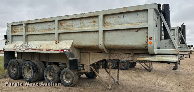 image for item MQ9513 1988 CMC  end dump trailer