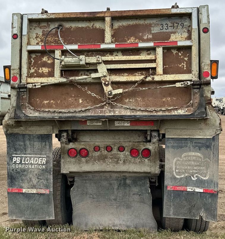 image for item MQ9513 1988 CMC  end dump trailer