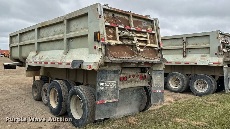 image for item MQ9513 1988 CMC  end dump trailer