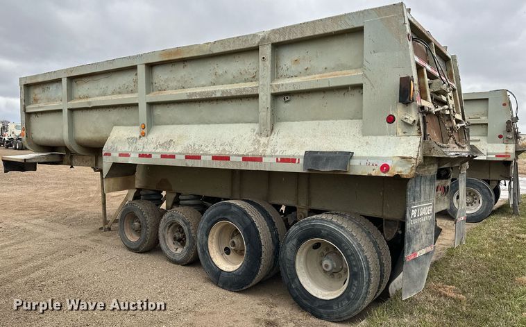 image for item MQ9513 1988 CMC  end dump trailer