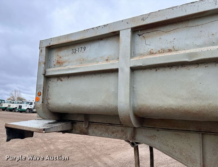 image for item MQ9513 1988 CMC  end dump trailer