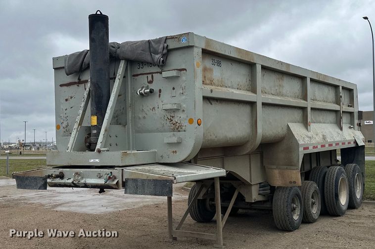 image for item MQ9514 1988 CMC  end dump trailer